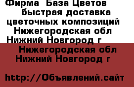 Фирма «База Цветов 24» - быстрая доставка цветочных композиций - Нижегородская обл., Нижний Новгород г.  »    . Нижегородская обл.,Нижний Новгород г.